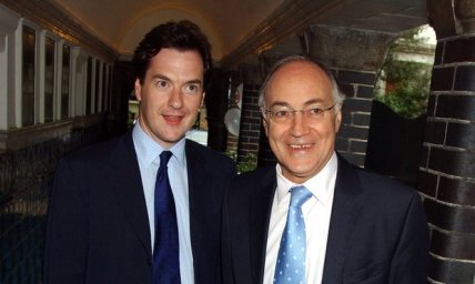 George Osbourne and Michael Howard